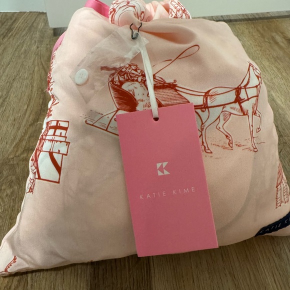 Katie Kime Pink Christmas Toile Pajama Set - Picture 11 of 12